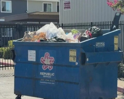 Stockton animal advocates outraged over image of dead dog in dumpster circulates social media