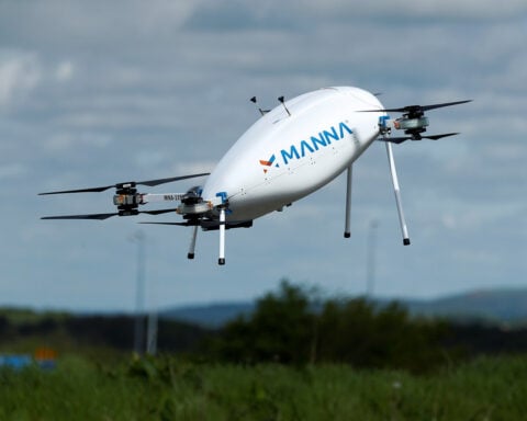 Ireland's Manna begins push into U.S. drone delivery "battleground"