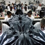 Venezuelan fashion workshop swaps gowns for body bags after deadly earthquakes