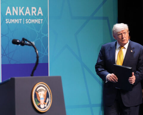 Fact check: Trump’s false claims at his NATO press conference
