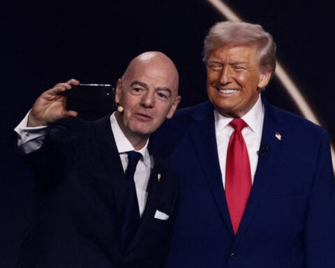 Soccer-Rights group plans complaint to IOC against Infantino over Trump support
