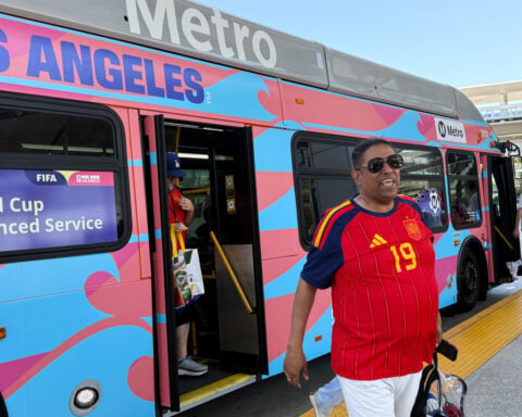 LA uses World Cup to show off upgraded public transit and test plans to hold car-free Olympics