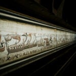 The Bayeux Tapestry is at the British Museum after a secret journey from France