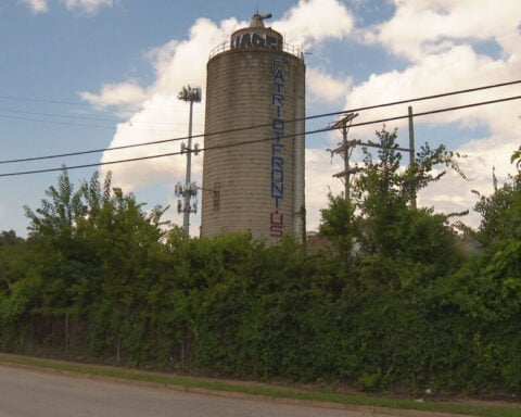 East Nashville neighbors launch mural project to replace white nationalist graffiti on historic silo