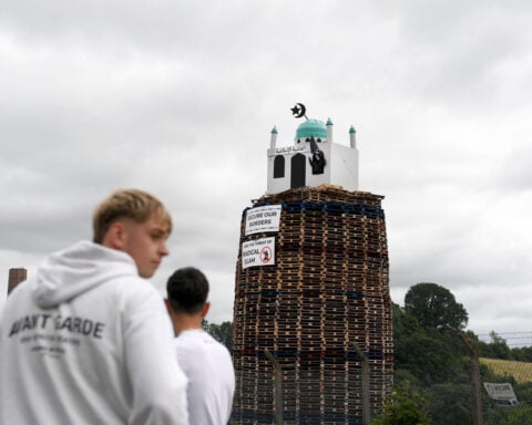 A 300-year-old bonfire tradition in Northern Ireland has turned its flames on Muslims
