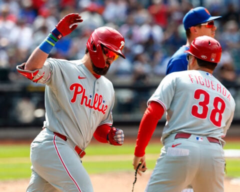 Veteran Phillies slugger Kyle Schwarber joins teammate Bryce Harper in Home Run Derby