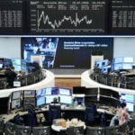 European shares snap four-week winning streak on tech selloff, US-Iran war