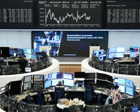 European shares snap four-week winning streak on tech selloff, US-Iran war