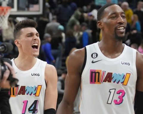 Former Heat teammates Bam Adebayo, Tyler Herro have brief altercation in Las Vegas, AP source says