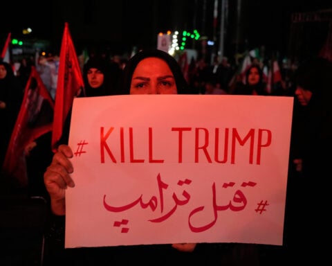 US military says it is striking Iran in response to attack on civilian vessel in Strait of Hormuz