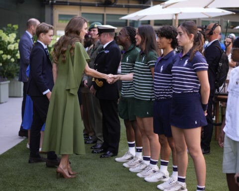 Prince William joins wife Kate in star-studded Royal Box for Wimbledon final