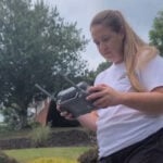 Emotional video shows owner finding paralyzed dog spooked by fireworks in ravine
