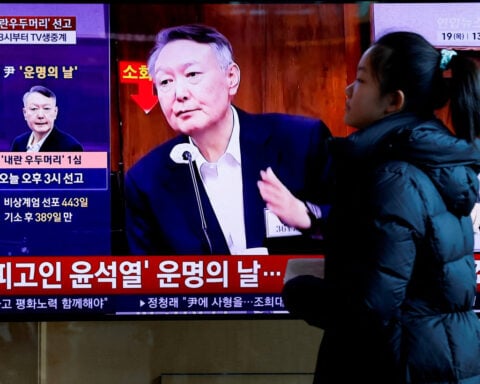 S.Korea court sentences ex-president to 2 years in jail in political funding case, media says