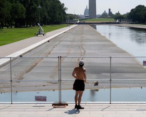 Trump says Reflecting Pool has been drained and will be ‘put back into service soon’