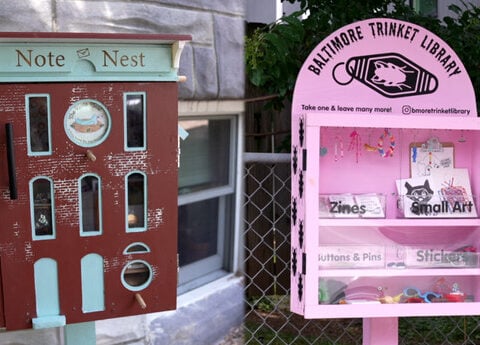 Non-traditional little free libraries are growing in Baltimore neighborhood