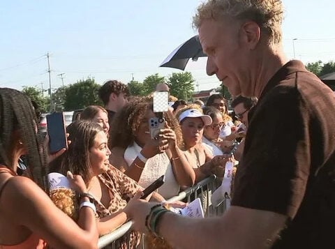 Will Ferrell stops by King of Prussia Netflix House to promote new comedy series "The Hawk"