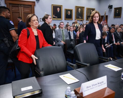 Justice Kagan offered a brief homage to the late Sen. Lindsey Graham