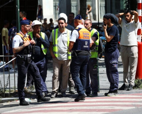 Several dead in fire at Brussels construction site, authorities say