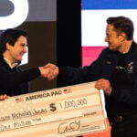 Elon Musk likely broke the law by giving voters $1 million, Wisconsin board says