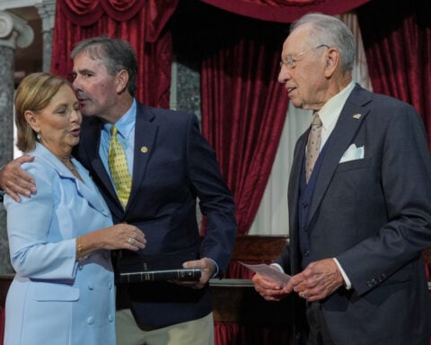 Darline Graham, sister of late Sen. Lindsey Graham, has been sworn in to finish his term