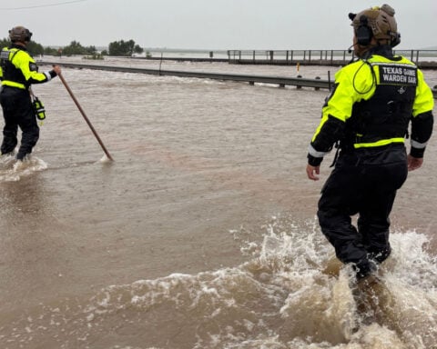Flash flood emergencies, dozens of rescues in southern Texas after about half a year’s worth of rain falls