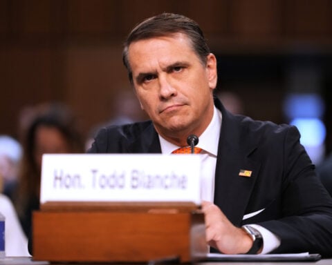 Blanche tells his Senate confirmation hearing that he's 'restoring trust' in the Justice Department