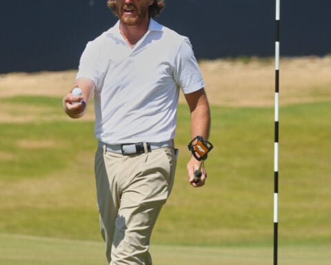Fleetwood riding a wave of support as the hometown hero at the British Open