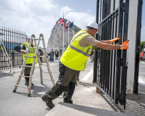 Gibraltar ushers in a new era as British territory's border fence with Spain is removed