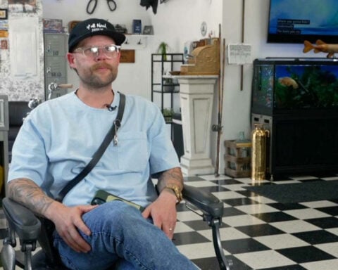 New York barber's 24-hour haircut marathon grows into community festival for suicide prevention
