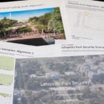 Federal panel reviews park fencing plan and visitor screening center to improve White House security