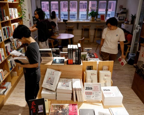 Hong Kong police arrest five over 'seditious' books
