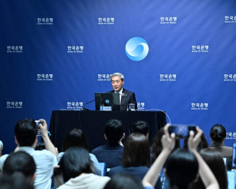 BOK hikes rates for first time in 3-1/2 years, signals more