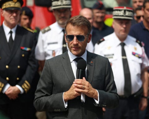 France's Macron pledges to replant Fontainebleau forest after devastating fire