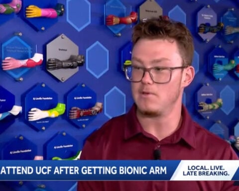 Boy with 'Iron Man' arm to future engineer: Alex Pring returns to UCF, chasing new dreams