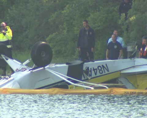 Small plane crashes in Plymouth, Massachusetts pond, pilot critically hurt. "We heard the plane stall."