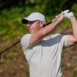Rory McIlroy toils at British Open as putting woes leave him 7 shots off the first-round lead