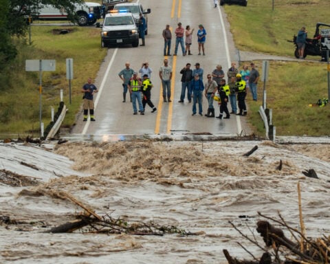 Weather conditions again brought devastating floods to a vulnerable swath of Texas