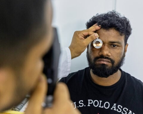 A simple pair of glasses is helping productivity gains in some Bangladesh garment factories