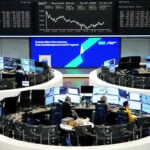 European shares slip as tech stocks, Mideast tensions weigh