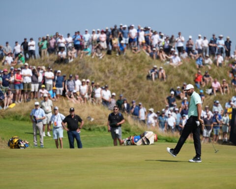 Surprise British Open leader Jackson Suber faces another breezy day on the Birkdale links