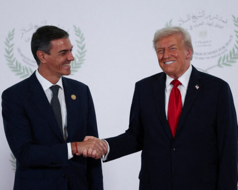 Soccer-Spain's Sanchez to attend World Cup final alongside Trump amid tensions