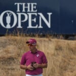 Australian golfer Lucas Herbert matches the major championship record with a 62 at the British Open