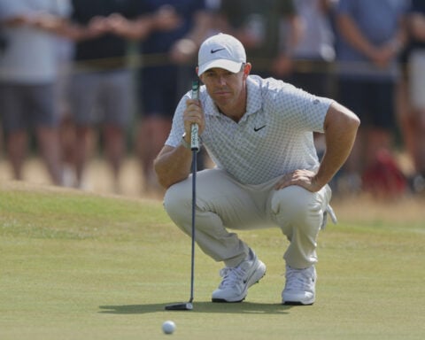 Rory McIlroy set to be around for the weekend at British Open after second-round 67