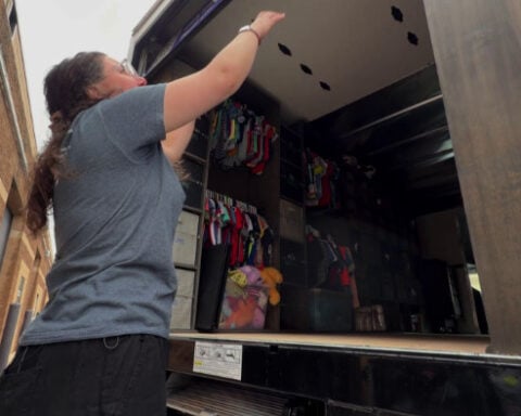 Woman creates mobile family closet for foster and adoption support