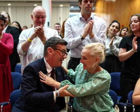 Andy Burnham is declared leader of UK's Labour Party, pledges to restore hope