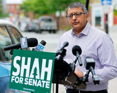 Maine Democratic Senate candidates brand Collins a Trump enabler in debate