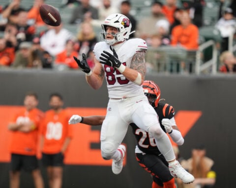 Trey McBride is voted the NFL’s top tight end by an AP panel