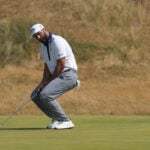 Club-throwing Jon Rahm gets conduct warning at British Open