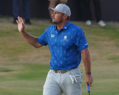 DeChambeau gets 2-shot penalty in dramatic late-night British Open ruling