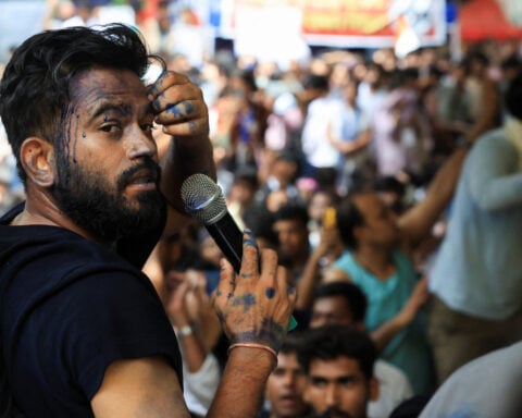 Police shift fasting Indian activist to hospital against his will